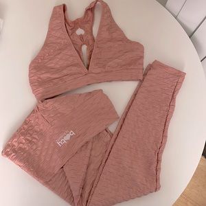 Booty by Brabants Chrome Rose Quartz Set OSFM